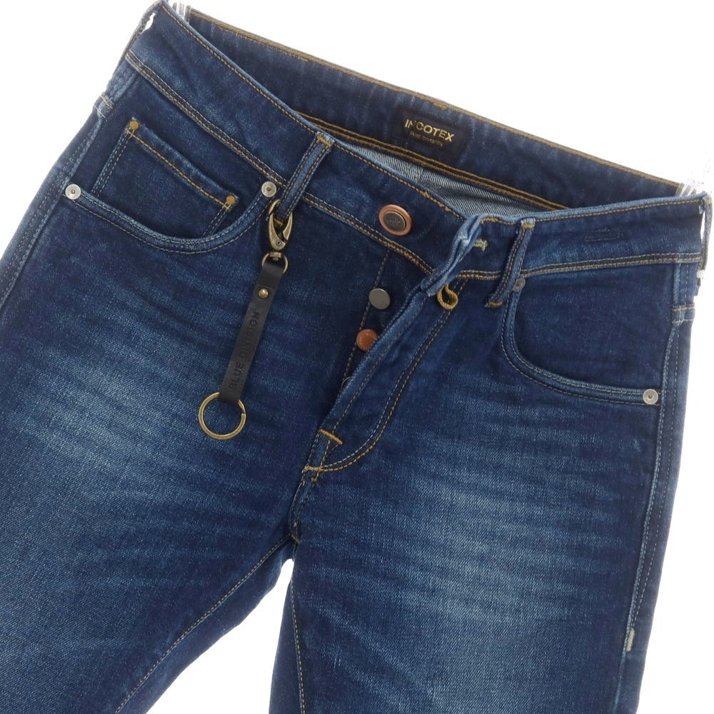 [New Outlet] INCOTEX BLUE DIVISION Slim Stretch Denim Pants Jeans Blue [29] [Condition Rank N-] [Men&
