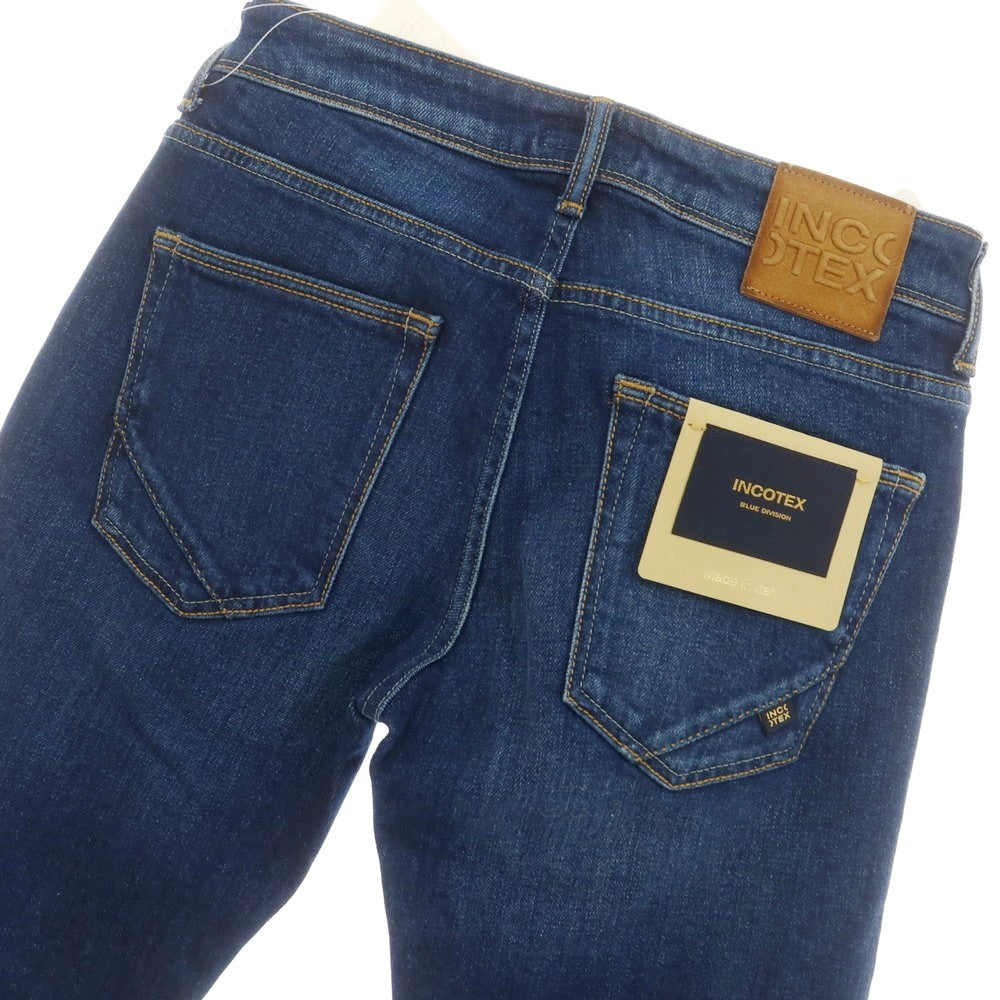 [New Outlet] INCOTEX BLUE DIVISION Slim Stretch Denim Pants Jeans Blue [29] [Condition Rank N-] [Men&