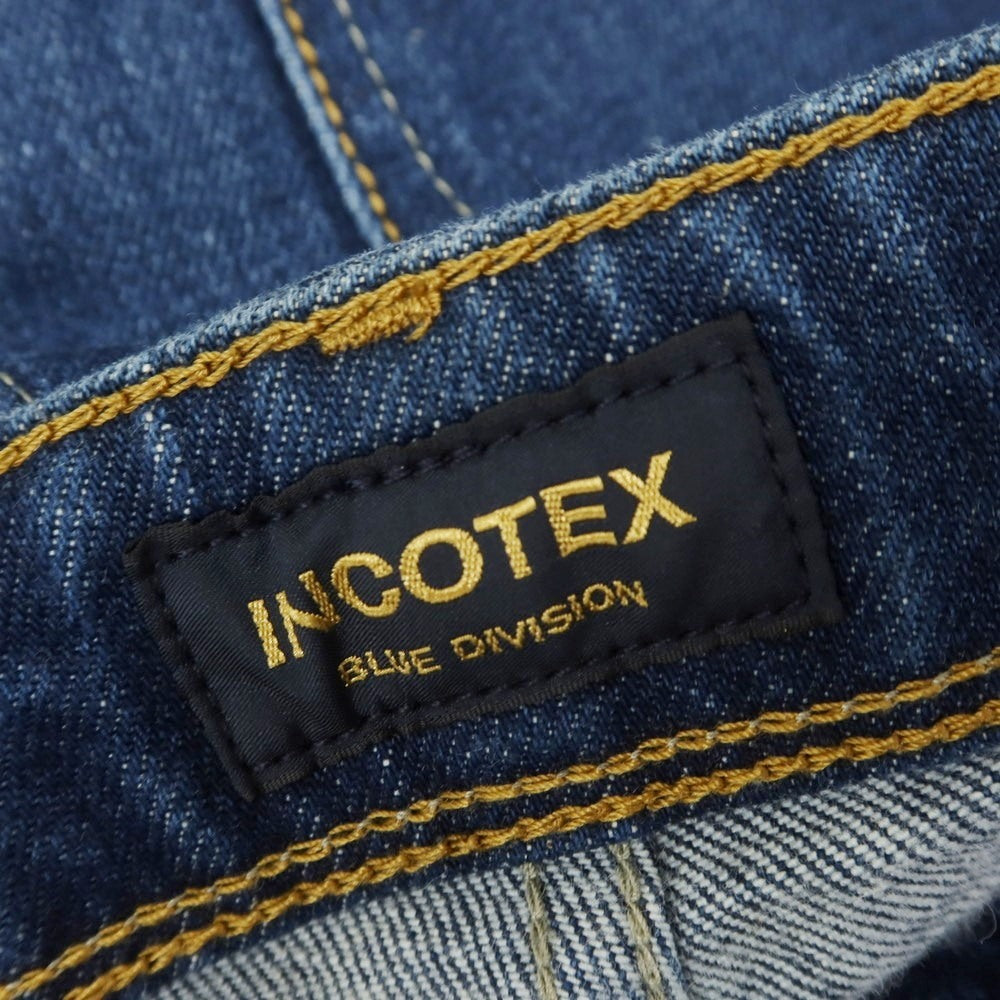 [New Outlet] INCOTEX BLUE DIVISION Slim Stretch Denim Pants Jeans Blue [29] [Condition Rank N-] [Men&