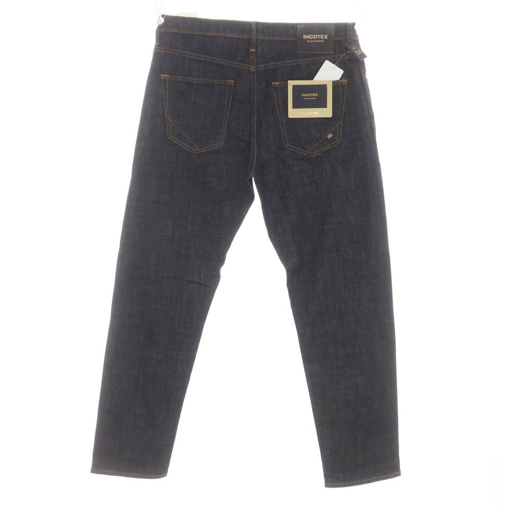 【新品アウトレット】インコテックス ブルーディヴィジョン INCOTEX BLUE DIVISION Tapered ストレッチ デニムパンツ ジーンズ ネイビー【 34 】【 状態ランクN- 】【 メンズ 】