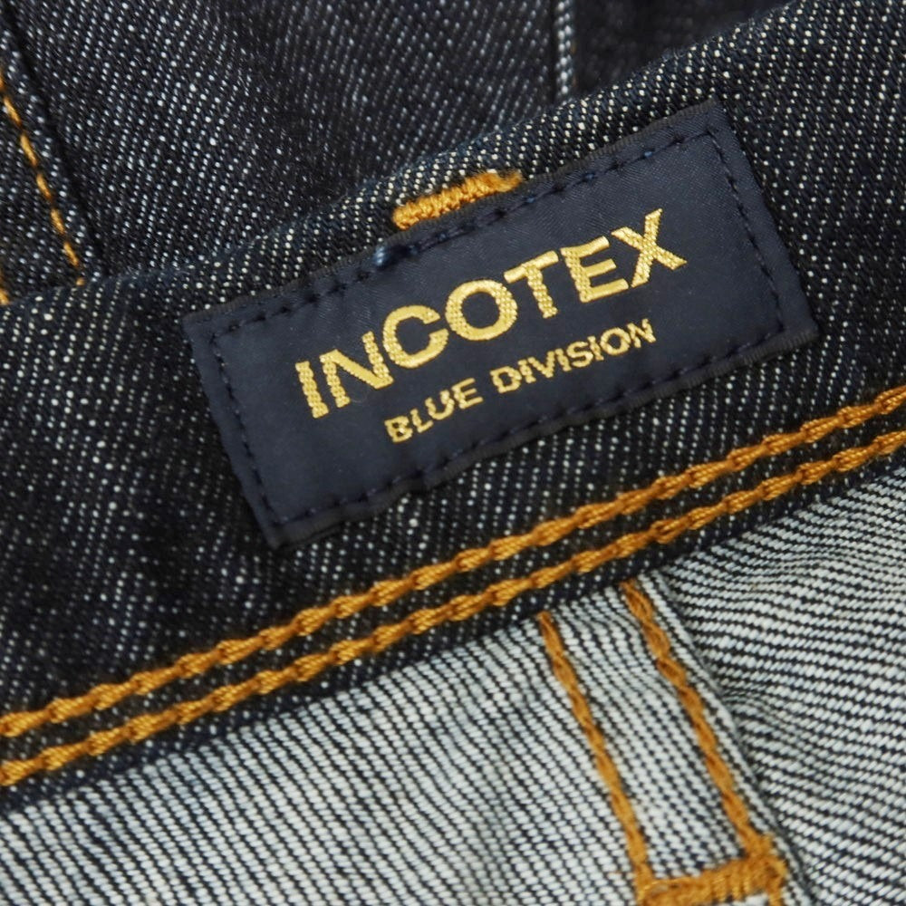 【新品アウトレット】インコテックス ブルーディヴィジョン INCOTEX BLUE DIVISION Tapered ストレッチ デニムパンツ ジーンズ ネイビー【 34 】【 状態ランクN- 】【 メンズ 】