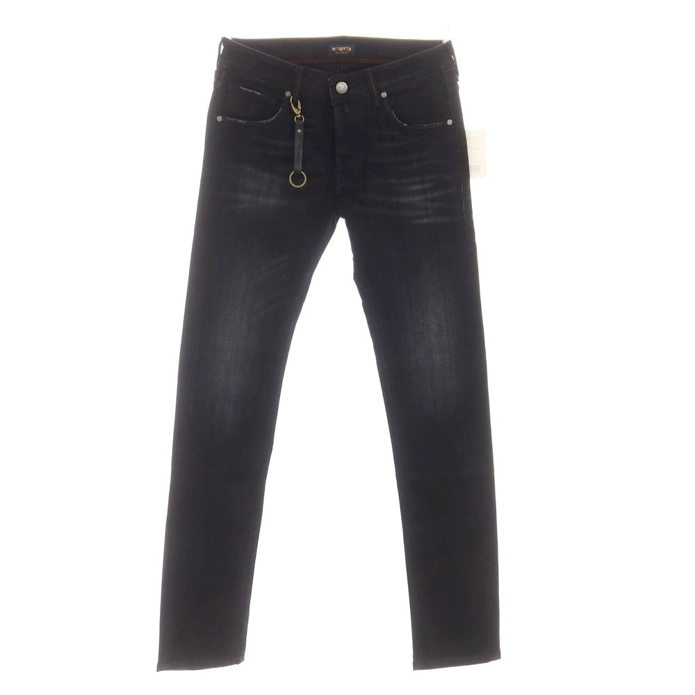 [New] INCOTEX BLUE DIVISION Slim Stretch Denim Jeans Black [30] [Condition Rank N] [Men&