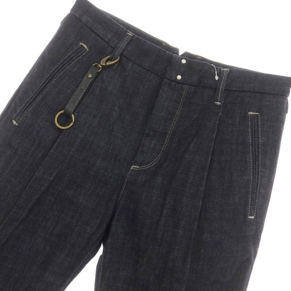 [New Outlet] INCOTEX BLUE DIVISION Stretch Denim Pants Jeans Navy [34] [Condition Rank N-] [Men&