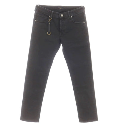 [New Outlet] INCOTEX BLUE DIVISION Slim Stretch Denim Pants Jeans Black [29] [Condition Rank N-] [Men&