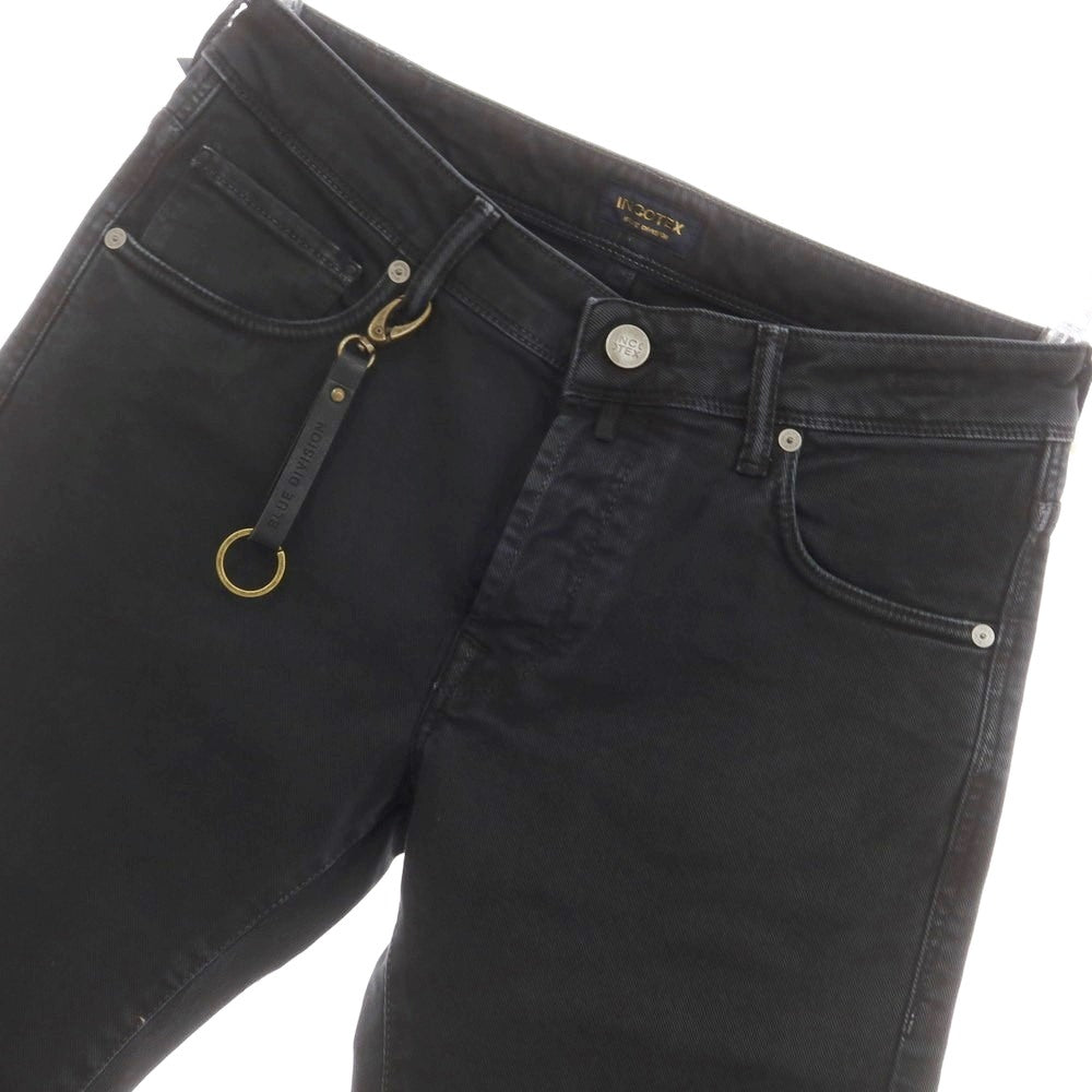[New Outlet] INCOTEX BLUE DIVISION Slim Stretch Denim Pants Jeans Black [29] [Condition Rank N-] [Men&
