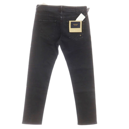 [New Outlet] INCOTEX BLUE DIVISION Slim Stretch Denim Pants Jeans Black [29] [Condition Rank N-] [Men&