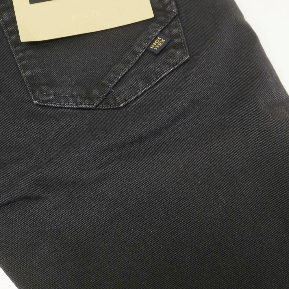 [New Outlet] INCOTEX BLUE DIVISION Slim Stretch Denim Pants Jeans Black [29] [Condition Rank N-] [Men&
