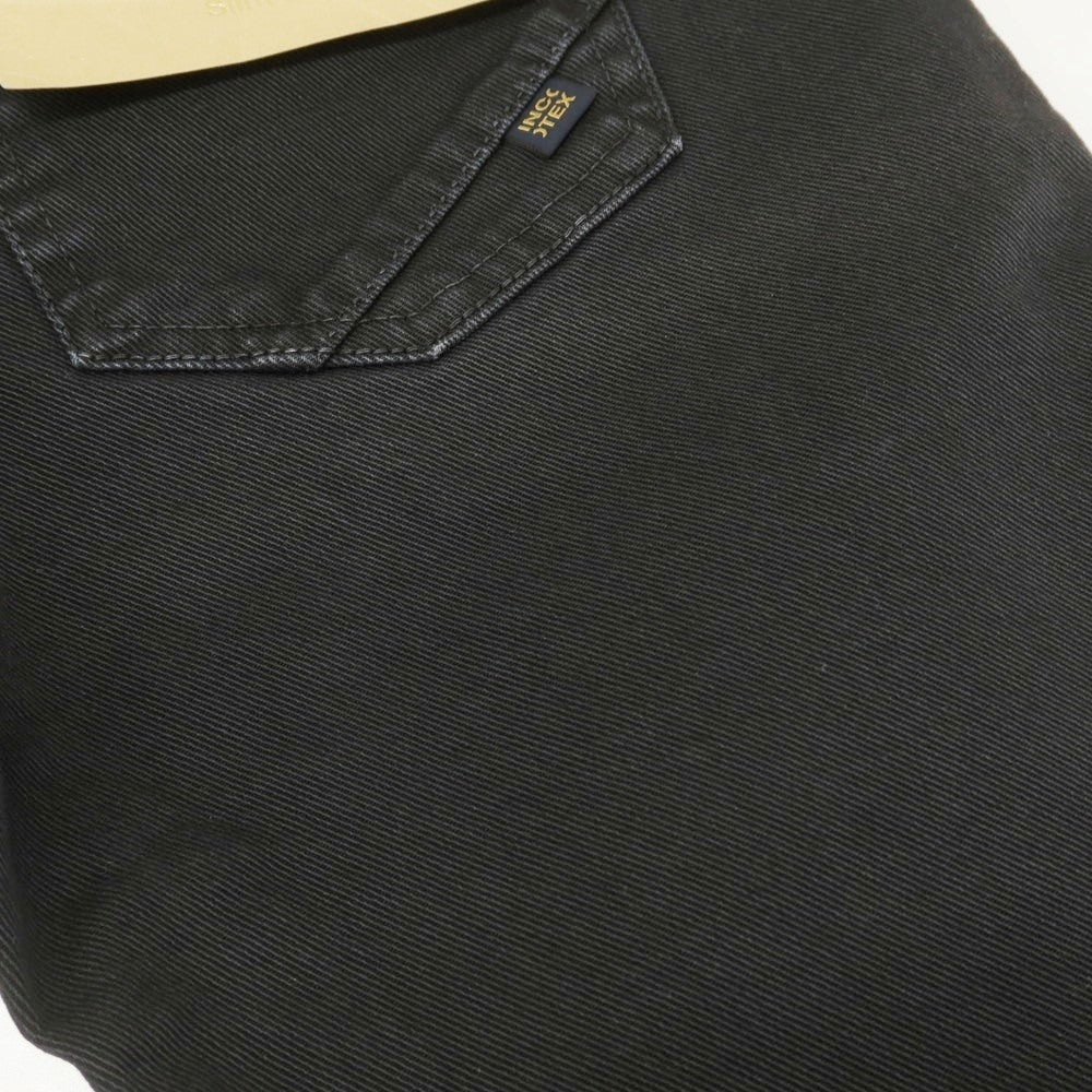 [New Outlet] INCOTEX BLUE DIVISION Slim Stretch Denim Pants Jeans Black [30] [Condition Rank N-] [Men&