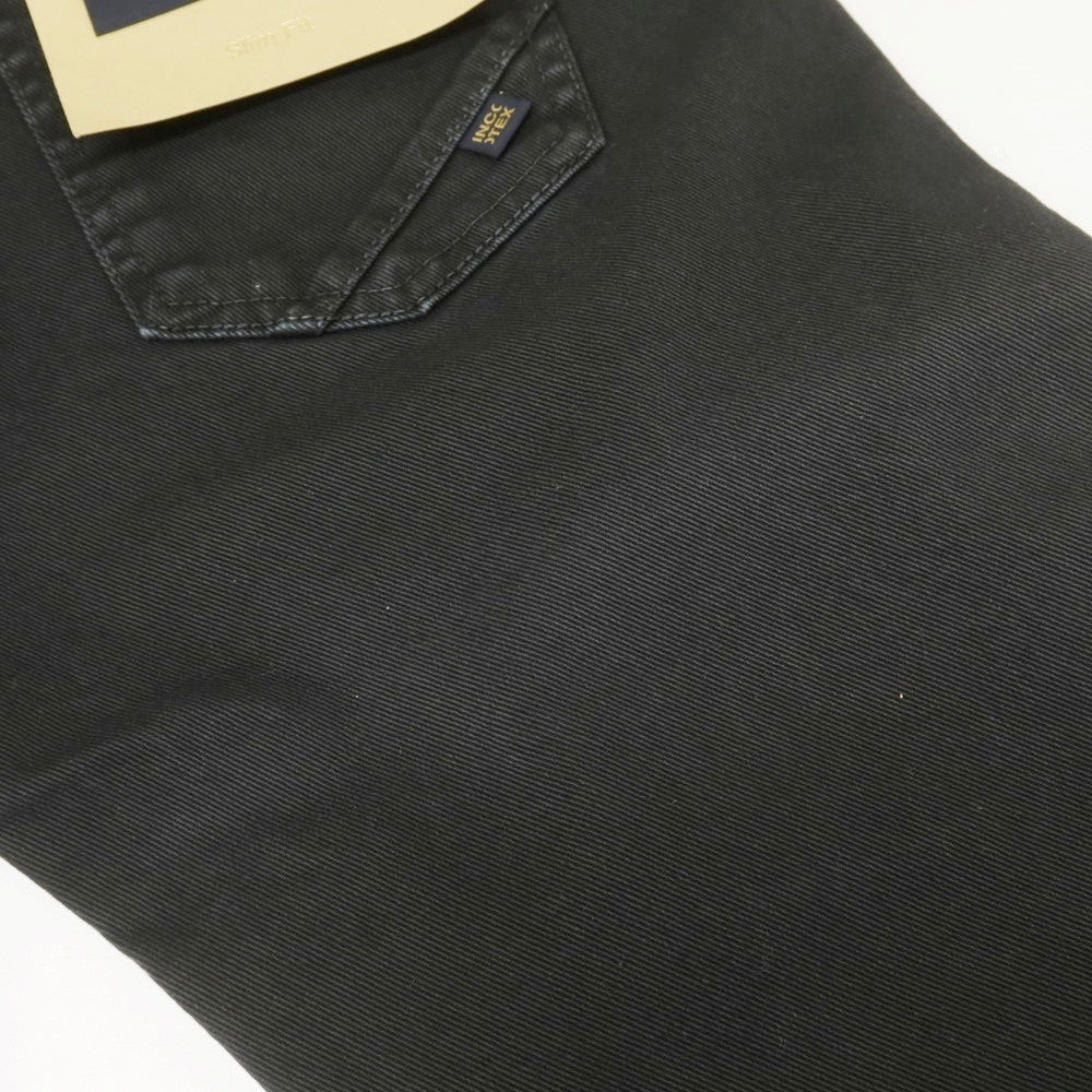 [New Outlet] INCOTEX BLUE DIVISION Slim Stretch Denim Pants Jeans Black [32] [Condition Rank N-] [Men&