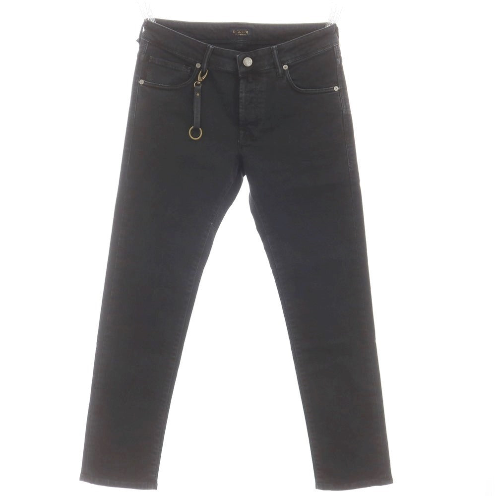 [New Outlet] INCOTEX BLUE DIVISION Slim Stretch Denim Pants Jeans Black [32] [Condition Rank N-] [Men&