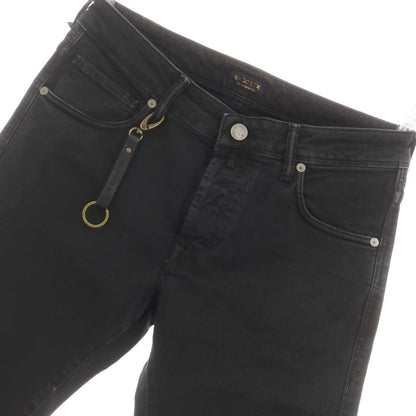 [New Outlet] INCOTEX BLUE DIVISION Slim Stretch Denim Pants Jeans Black [32] [Condition Rank N-] [Men&