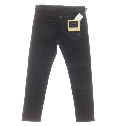 [New Outlet] INCOTEX BLUE DIVISION Slim Stretch Denim Pants Jeans Black [32] [Condition Rank N-] [Men&