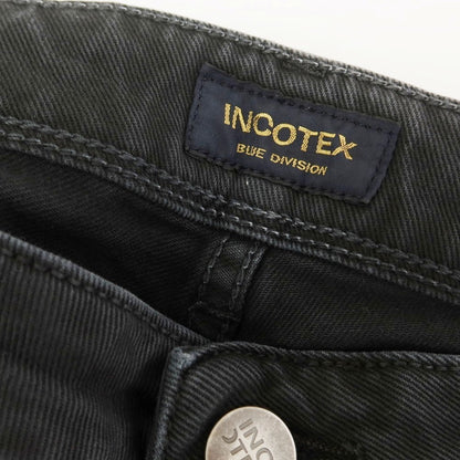 [New Outlet] INCOTEX BLUE DIVISION Slim Stretch Denim Pants Jeans Black [32] [Condition Rank N-] [Men&