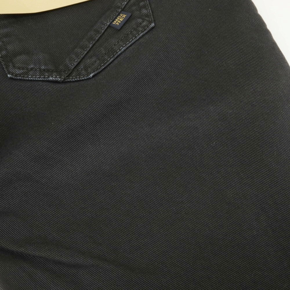 [New Outlet] INCOTEX BLUE DIVISION Slim Stretch Denim Pants Jeans Black [34] [Condition Rank N-] [Men&