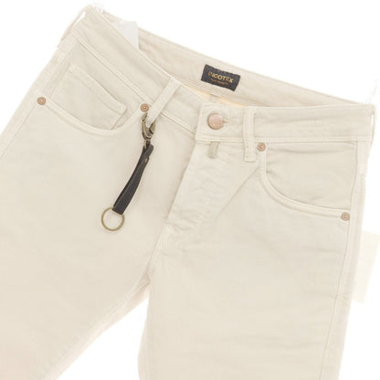 [New Outlet] INCOTEX BLUE DIVISION Slim Stretch Denim Pants Jeans Light Beige [32] [Condition Rank N-] [Men&