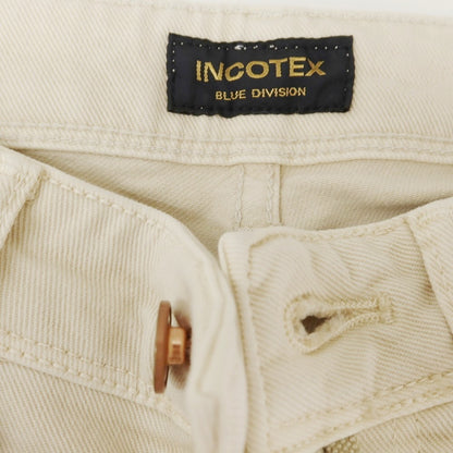[New Outlet] INCOTEX BLUE DIVISION Slim Stretch Denim Pants Jeans Light Beige [32] [Condition Rank N-] [Men&