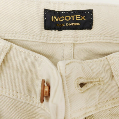 [New Outlet] INCOTEX BLUE DIVISION Slim Stretch Denim Pants Jeans Light Beige [34] [Condition Rank N-] [Men&