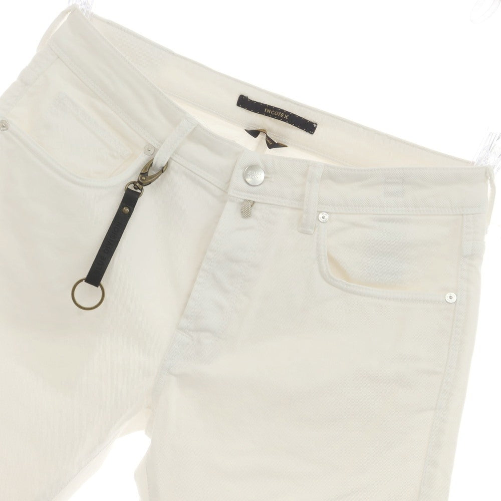 [New] INCOTEX BLUE DIVISION Slim Stretch Denim Jeans White [33] [Condition Rank N] [Men&