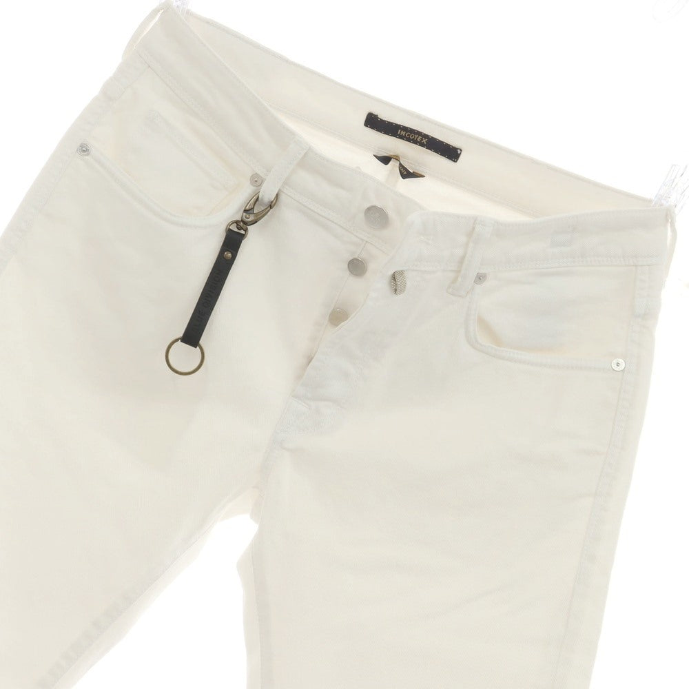 [New] INCOTEX BLUE DIVISION Slim Stretch Denim Jeans White [33] [Condition Rank N] [Men&