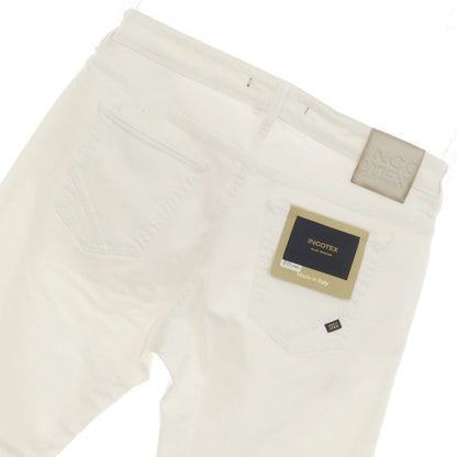 [New] INCOTEX BLUE DIVISION Slim Stretch Denim Jeans White [33] [Condition Rank N] [Men&