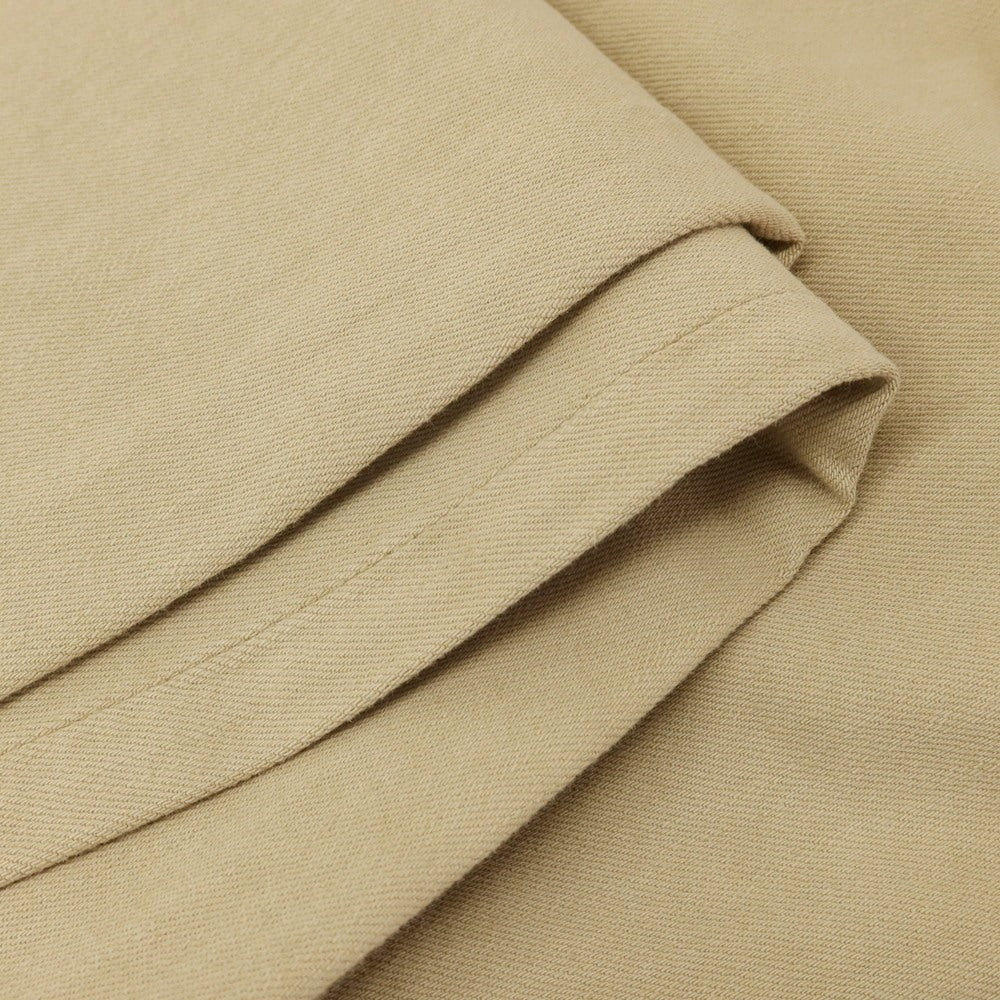 [New] INCOTEX BLUE DIVISION Tapered One Pleat Cashmere Blend Stretch Denim Pants Jeans Beige [34] [Condition Rank N] [Men&