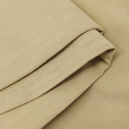 [New] INCOTEX BLUE DIVISION Tapered One Pleat Cashmere Blend Stretch Denim Pants Jeans Beige [34] [Condition Rank N] [Men&