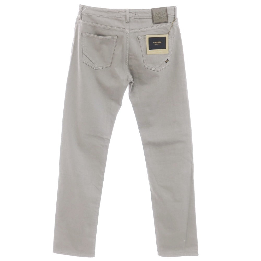 [New Outlet] INCOTEX BLUE DIVISION Regular Cashmere Blend Stretch Denim Pants Jeans Gray [33] [Condition Rank N-] [Men&