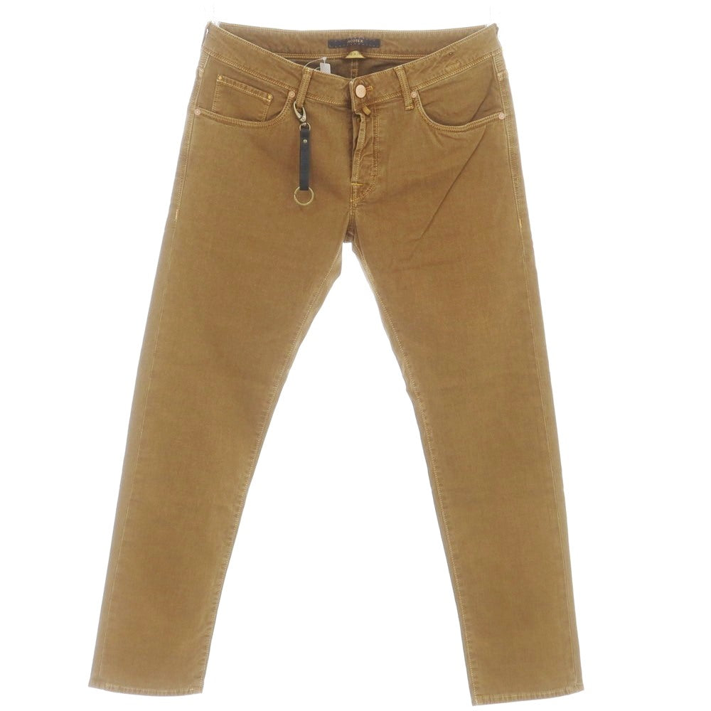 [New] INCOTEX BLUE DIVISION Slim 5-pocket pants Orange brown x black [33] [Condition rank N] [Men&