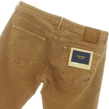 [New] INCOTEX BLUE DIVISION Slim 5-pocket pants Orange brown x black [33] [Condition rank N] [Men&