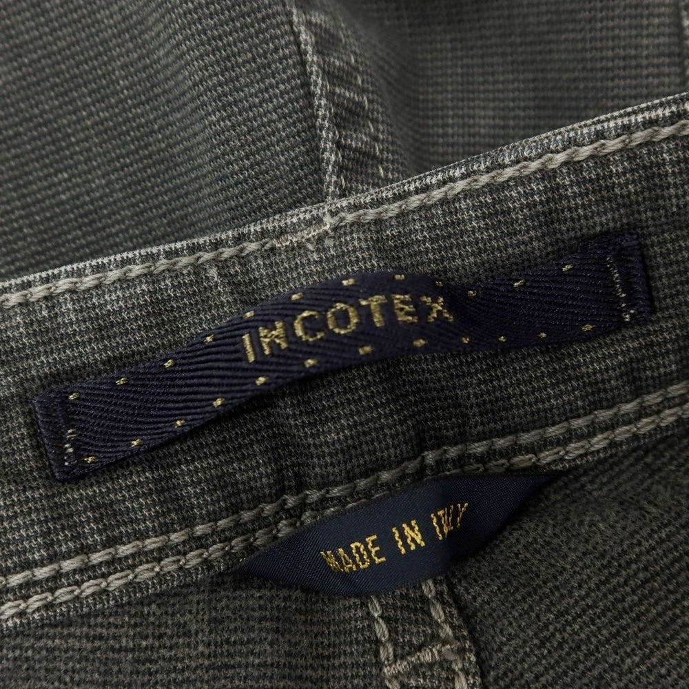 [New] INCOTEX BLUE DIVISION Slim 5-pocket pants, dark gray x black [33] [Condition rank N] [Men&