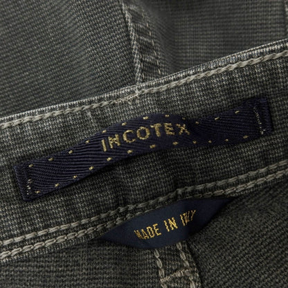 [New] INCOTEX BLUE DIVISION Slim 5-pocket pants, dark gray x black [33] [Condition rank N] [Men&