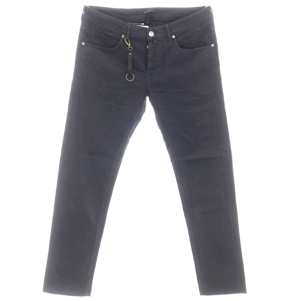 [New Outlet] INCOTEX BLUE DIVISION Slim 5 Pocket Pants Grayish Navy [33] [Condition Rank N-] [Men&