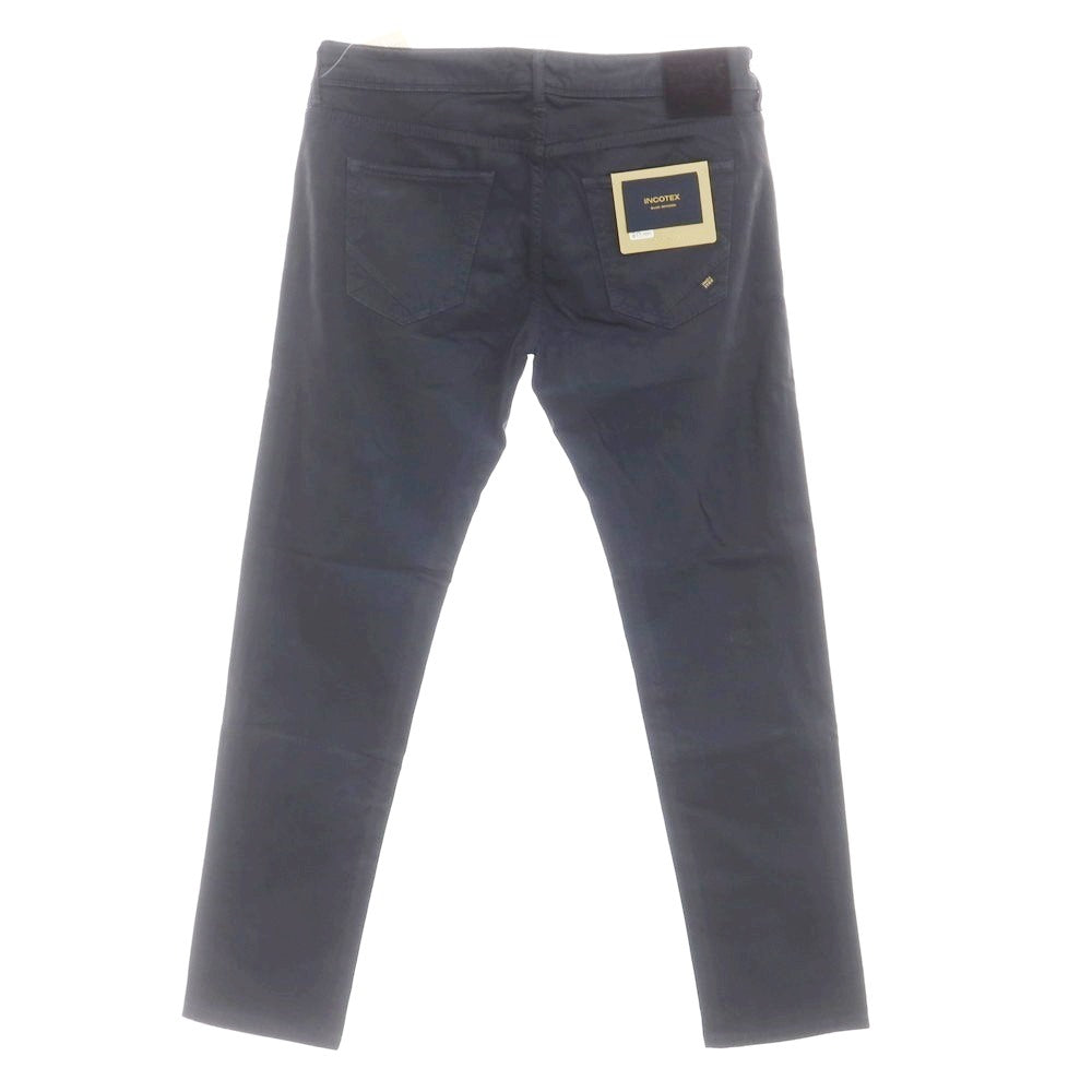 [New Outlet] INCOTEX BLUE DIVISION Slim 5 Pocket Pants Grayish Navy [33] [Condition Rank N-] [Men&