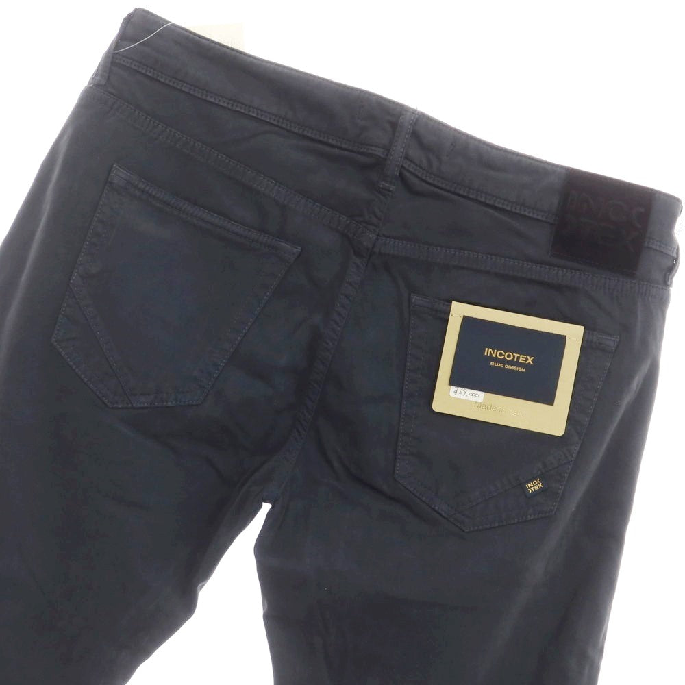 [New Outlet] INCOTEX BLUE DIVISION Slim 5 Pocket Pants Grayish Navy [33] [Condition Rank N-] [Men&