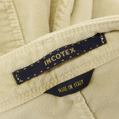 【新品】インコテックス ブルーディヴィジョン INCOTEX BLUE DIVISION Slim 起毛コットン 5ポケットパンツ ベージュ【 33 】【 状態ランクN 】【 メンズ 】