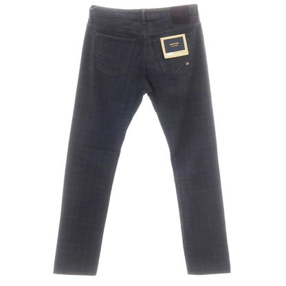 [New] INCOTEX BLUE DIVISION Slim Stretch Cotton 5 Pocket Pants Dark Navy [33] [Condition Rank N] [Men&