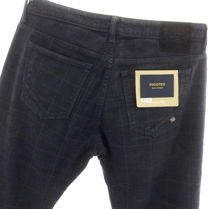 [New] INCOTEX BLUE DIVISION Slim Stretch Cotton 5 Pocket Pants Dark Navy [33] [Condition Rank N] [Men&
