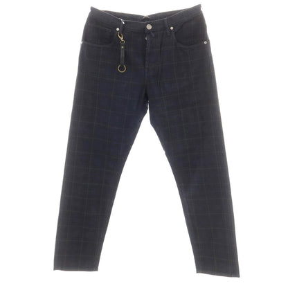 [New] INCOTEX BLUE DIVISION Tapered Stretch Cotton 5 Pocket Pants Dark Navy [33] [Condition Rank N] [Men&