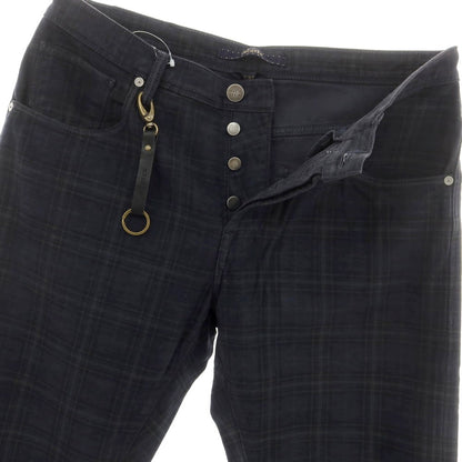 [New] INCOTEX BLUE DIVISION Tapered Stretch Cotton 5 Pocket Pants Dark Navy [33] [Condition Rank N] [Men&