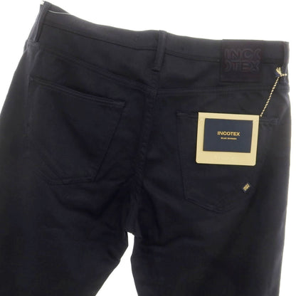 [New] INCOTEX BLUE DIVISION Tapered Stretch Wool Cotton 5 Pocket Pants Dark Navy [33] [Condition Rank N] [Men&