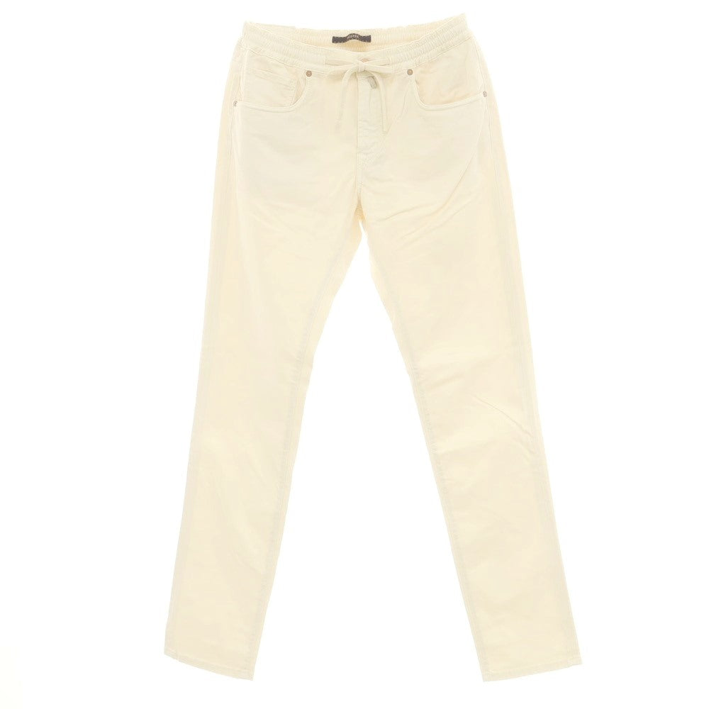 [New] INCOTEX BLUE DIVISION Slim Stretch Rayon Cotton 5 Pocket Pants Light Beige [33] [Condition Rank N] [Men&
