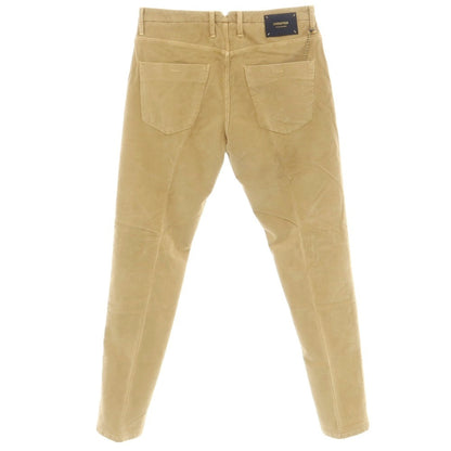 [New Outlet] INCOTEX BLUE DIVISION TAILOR MADE Stretch Cotton Casual Slacks Pants Camel Brown [33] [Condition Rank N-] [Men&