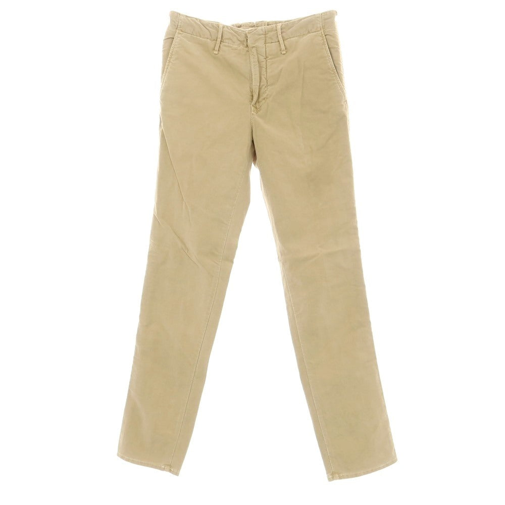 【新品アウトレット】インコテックス INCOTEX SLIM FIT ストレッチコットン チノパンツ ベージュ【 31 】【 状態ランクN- 】【 メンズ 】