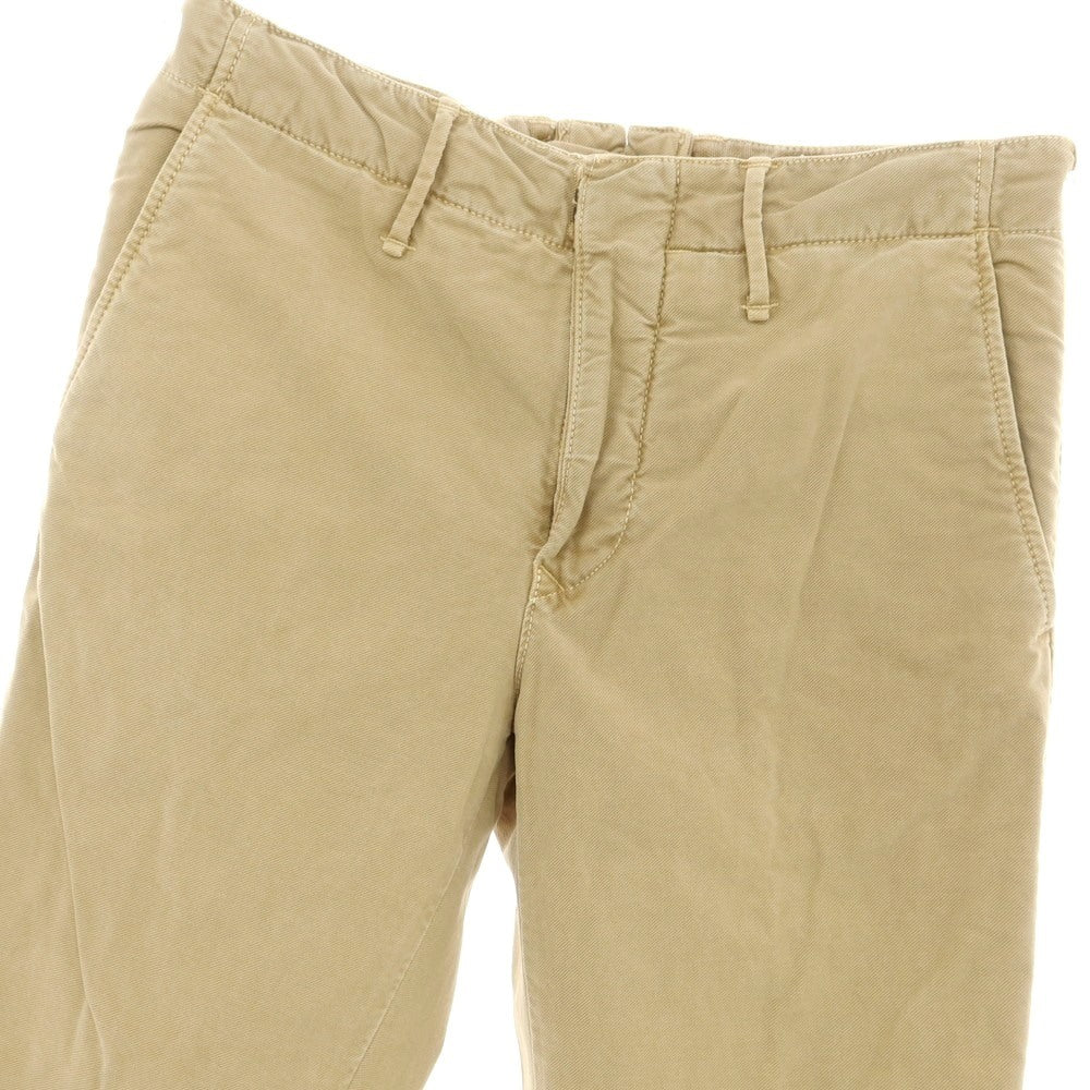 【新品アウトレット】インコテックス INCOTEX SLIM FIT ストレッチコットン チノパンツ ベージュ【 31 】【 状態ランクN- 】【 メンズ 】