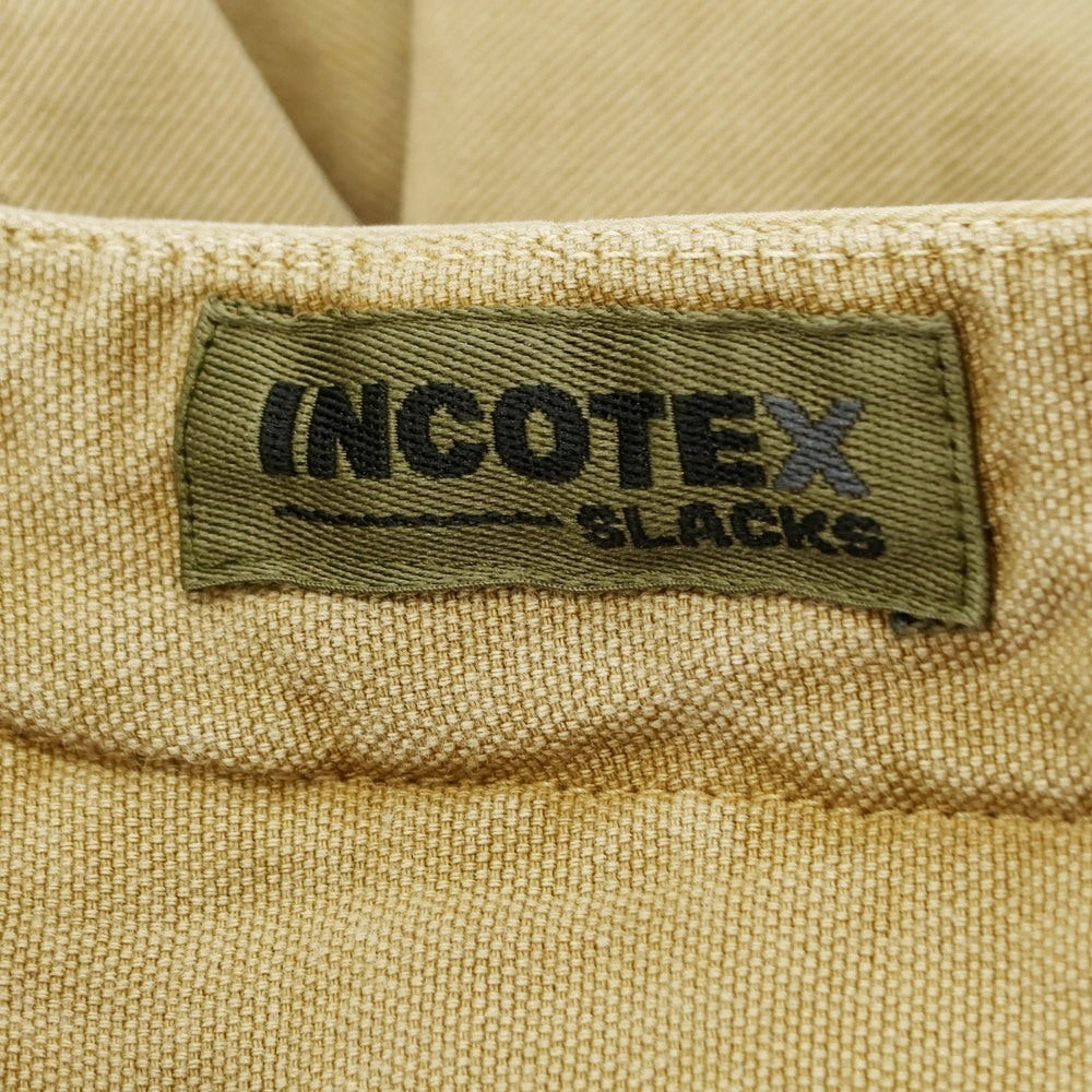 [New Outlet] INCOTEX SLIM FIT Stretch Cotton Chino Pants Beige [31] [Condition Rank N-] [Men&