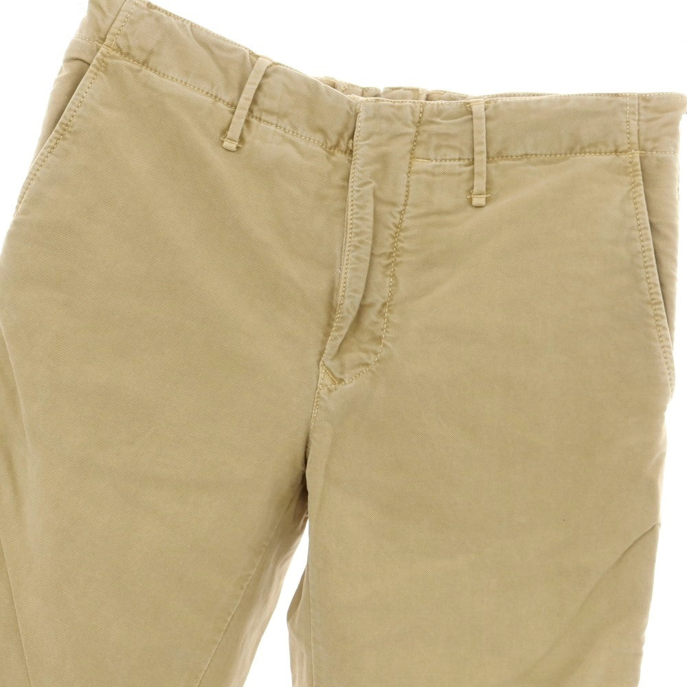 【新品アウトレット】インコテックス INCOTEX SLIM FIT ストレッチコットン チノパンツ ベージュ【 32 】【 状態ランクN- 】【 メンズ 】