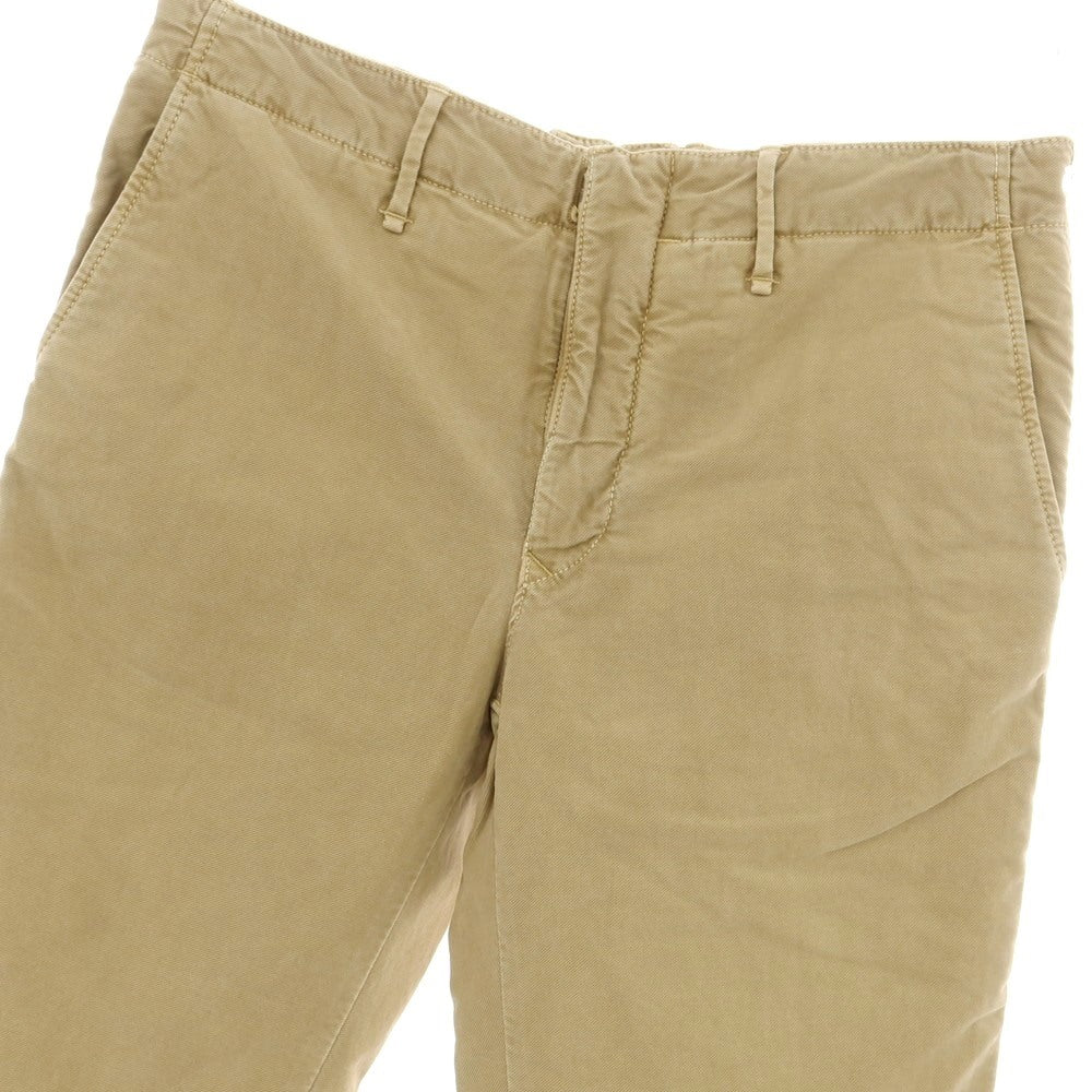 【新品アウトレット】インコテックス INCOTEX SLIM FIT ストレッチコットン チノパンツ ベージュ【 33 】【 状態ランクN- 】【 メンズ 】