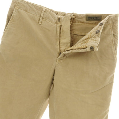 【新品アウトレット】インコテックス INCOTEX SLIM FIT ストレッチコットン チノパンツ ベージュ【 33 】【 状態ランクN- 】【 メンズ 】