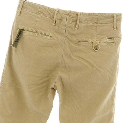 【新品アウトレット】インコテックス INCOTEX SLIM FIT ストレッチコットン チノパンツ ベージュ【 33 】【 状態ランクN- 】【 メンズ 】