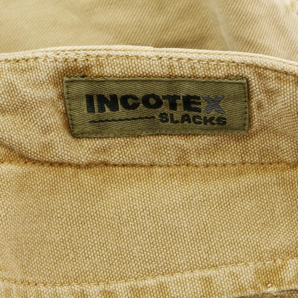 【新品アウトレット】インコテックス INCOTEX SLIM FIT ストレッチコットン チノパンツ ベージュ【 33 】【 状態ランクN- 】【 メンズ 】